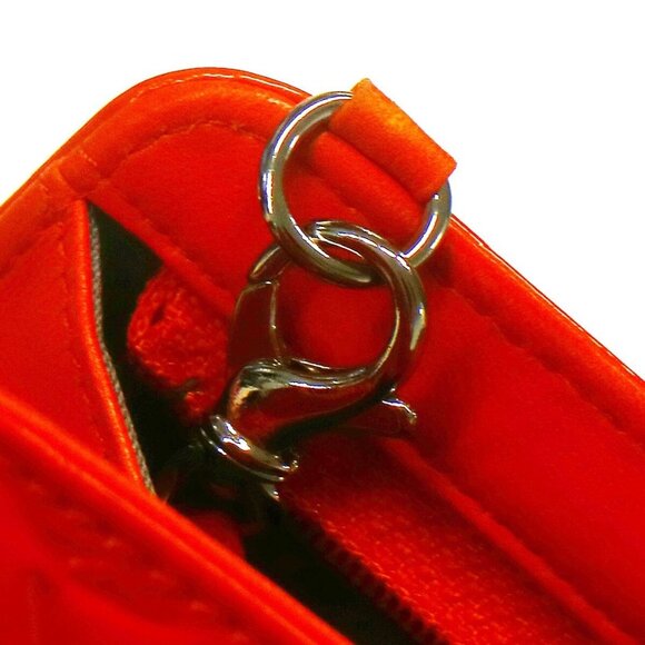 Chanel Orange Patent Leather Icon Chain Handbag - Picture 7 of 15